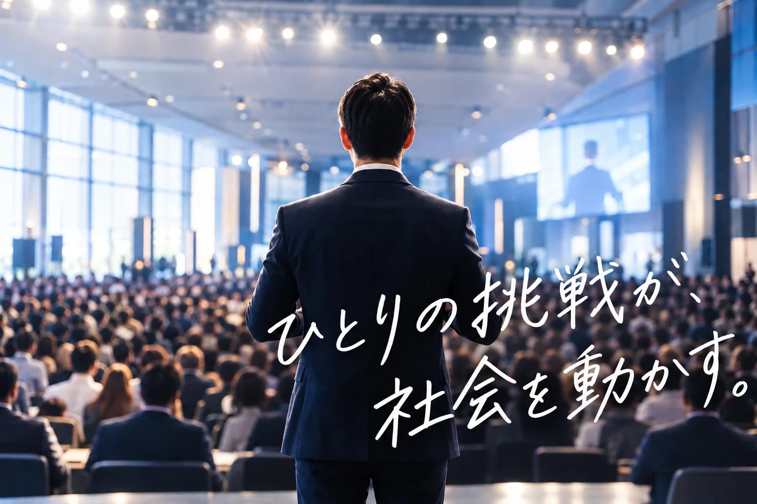 ひとりの挑戦が、社会を動かす。